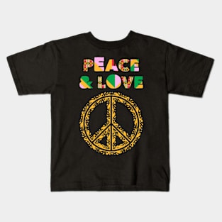 peace & love Kids T-Shirt